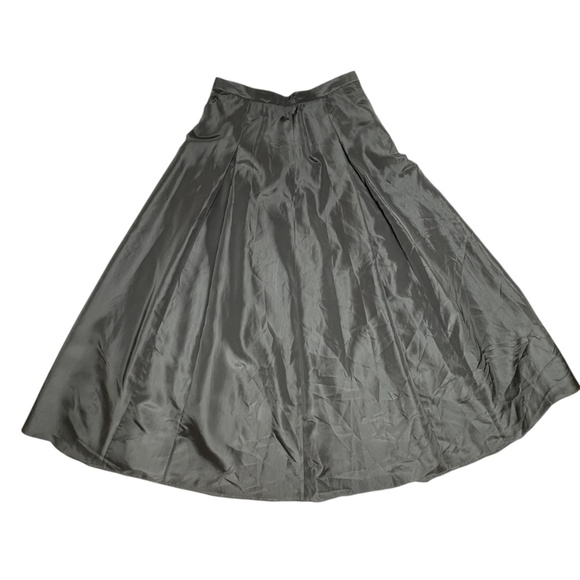 skirt INC black 40" maxi S/M petite full elegant retro neutral goth formal indie - Picture 4 of 12